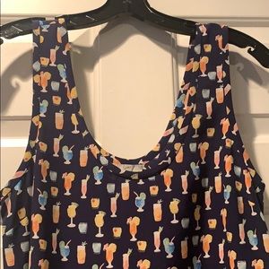 Celebrate in style - Joie brand Silk “cocktail” printed tank